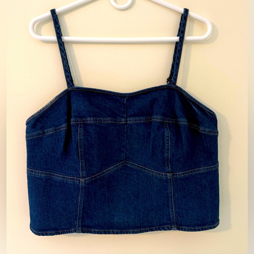 Universal Thread Denim Bustier Top
